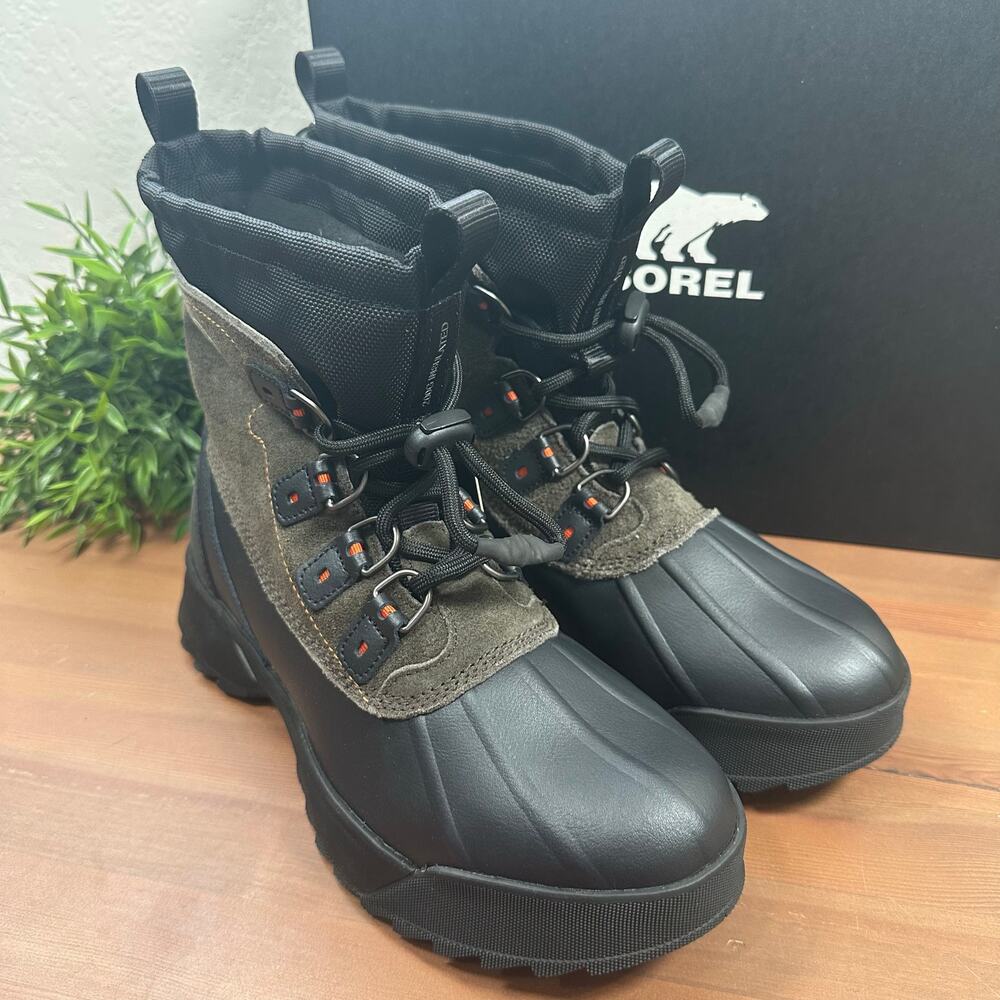 Sorel Men's Scout 87 XT Waterproof Boots Black Size 9 - Picture 3 of 10